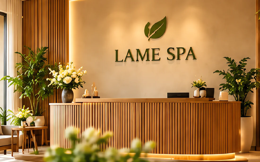Sảnh lễ tân AIVA Spa